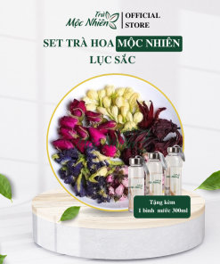 Set trà hoa Mộc Nhiên lục sắc