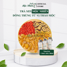 Trà Mix Mộc Nhiên đông trùng tứ vị thảo mộc