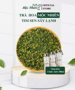 Trà hoa Mộc Nhiên tim sen sấy lạnh